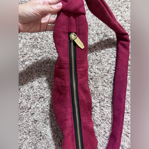 Handmade Vegan Suede Croissant/Crescent/Dumpling/Banana Bags Handbag Crossbody - Picture 7 of 15